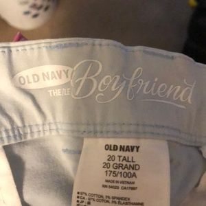 Light blue boyfriend chino pants